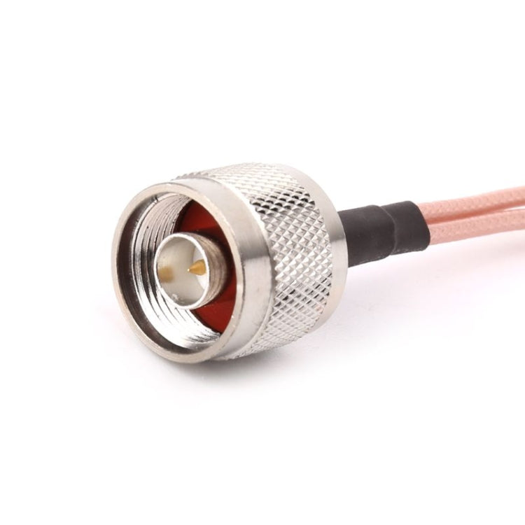 RG316 N Male to 2xTS9 / 2xCRC9 Male Plug Combiner Splitter Connecting Cable, Length: 15cm RG316 N Male to 2xTS9 / 2xCRC9 Male Plug Combiner Splitter Connecting Cable, Length: 15cm